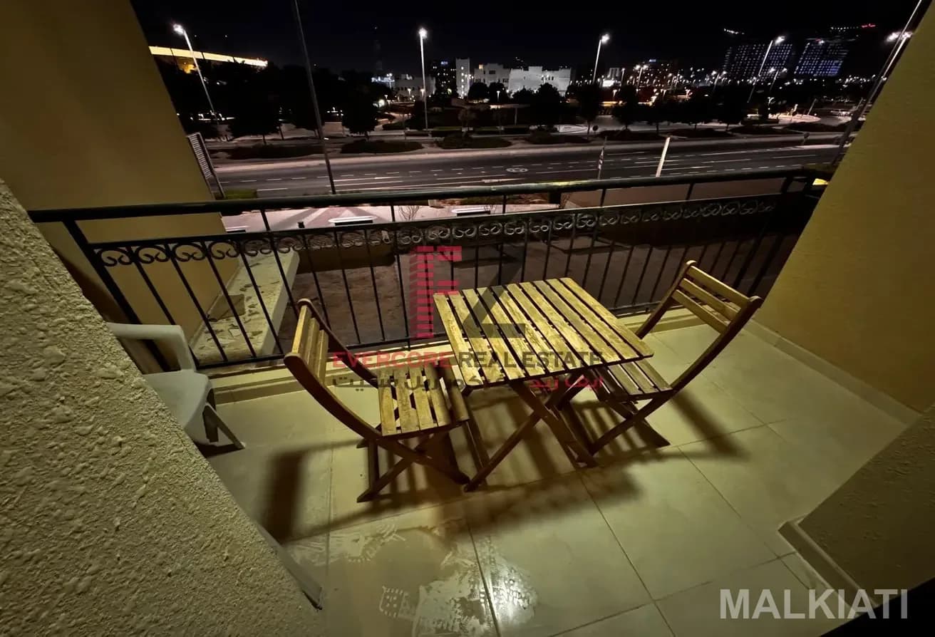 Studio | Furnished | QAR. 4,500 | Balcony - Image 5