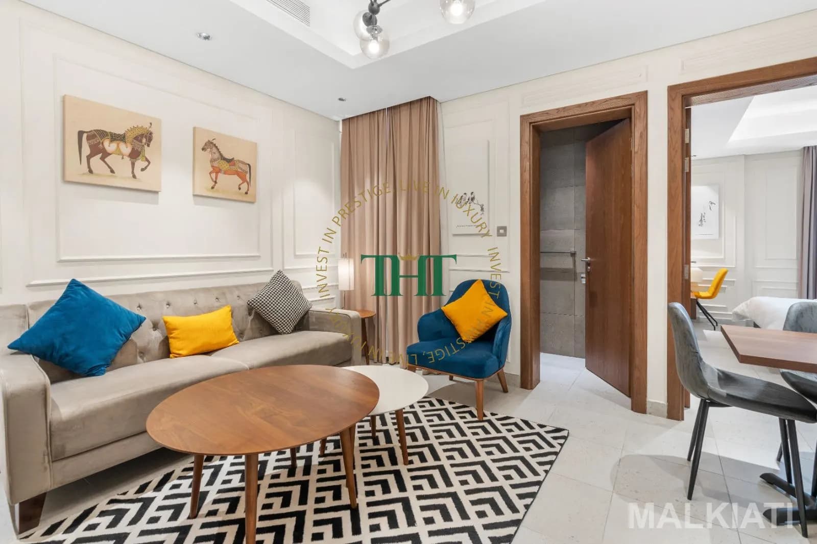 Luxuriously Furnished | 1BHK | FF | Pool and Gym | Including Bills - Image 2